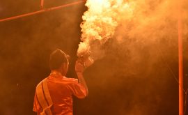 Aarti Zeremonie in Varanasi